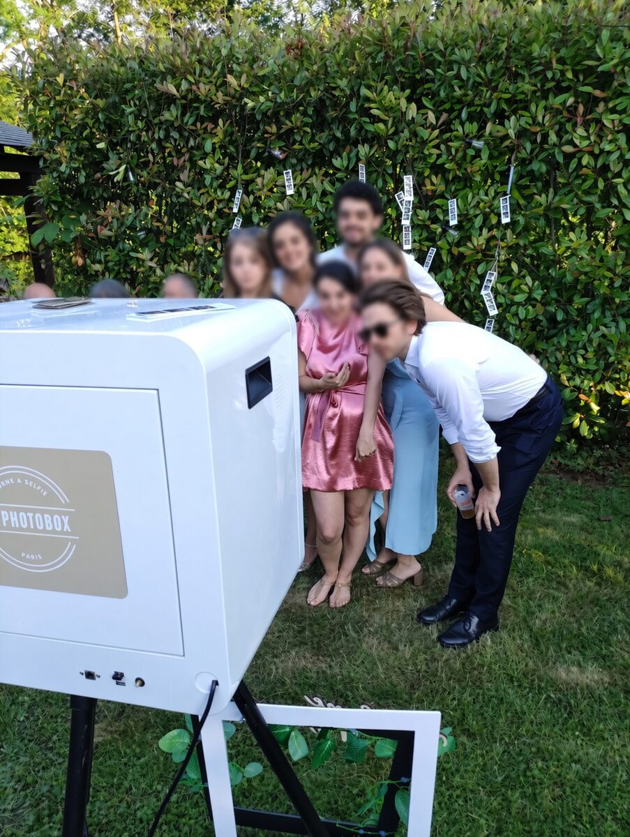 Photobooth en extérieur jardin